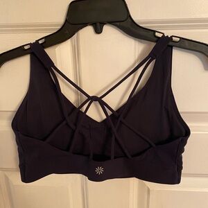 Athleta sports bra, medium A-C, navy